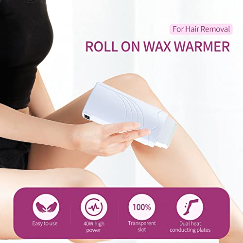 Image of Roll On Wax Warmer For Hair Removal Wax Roller Wax Heater