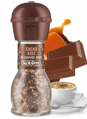 KOTÁNYI Cacao Kiss Kaffee Topping - Mit Schokoladen Krokant, gemahlenem Zimt & Vanille - Passend...