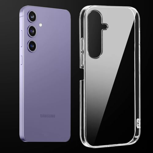Image of DIZORO Compatible with Samsung Galaxy M35 5G Back Cover Case Clear,[ Anti Yellow ][Military Grade Protection] Hard PC Back Cover Transparent