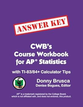 Paperback Answer Key to CWB's Course Workbook for AP® Statistics Book