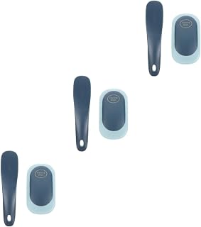 PRETYZOOM 3juegos Cepillo De Limpieza para Zapatos y Ropa Herramienta Portátil De Fregar para De Limpieza Color Azul