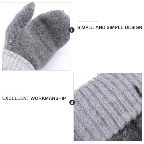Guantes de cachemira para mujer YARNOW con forro polar elastico 7