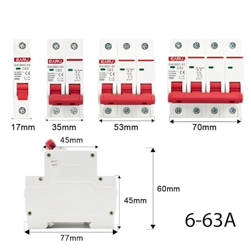 Disjoncteur 100A boîtier étanche IP65 pour coupure générale de courant continu