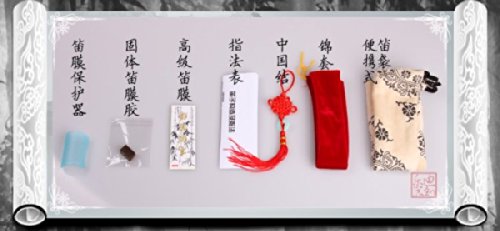 E Key Exquisite Bitter Bamboo Flute cinese Dizi Strumento 2 sezioni w/Accesseries