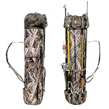 Allnice Fishing Tackle Bag Oxford Fishing Rod Case Portable High-Capacity Fishing Pole Carry...