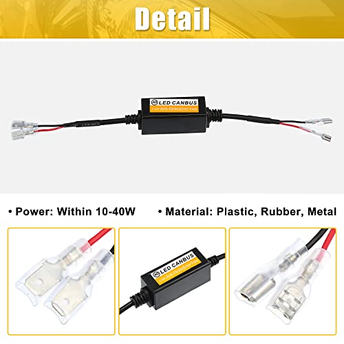 Decodificador Canbus H1 LED para solucionar fallos de luces en coche 6