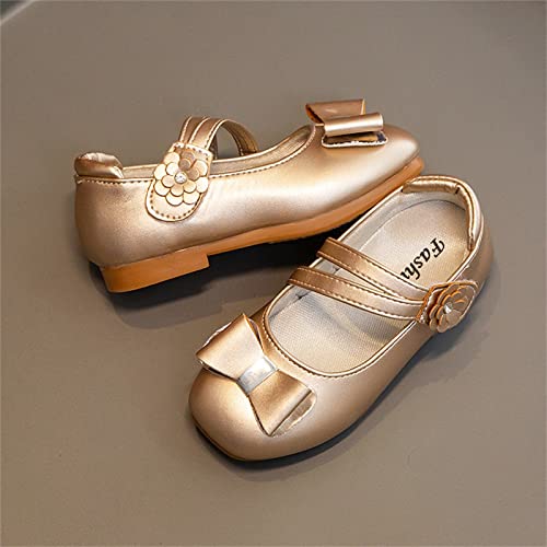 Kids Baby Girls Leather Shoes Summer Short Heel Bow Flower Design Sandals Little Child/Big Kids Girls Glitter Shoes4