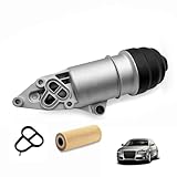 06E115405C Aluminum Oil Filter Housing Compatible with Audi A4 A5 A6 A7 A8 Quattro Q5 Q7 RS5 S4 S5