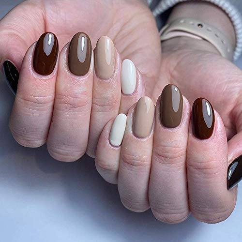 Vishine UV Nagellack Nudefarben Set, 6 Farbe Gel Nagellack Set Shellac Nagellack UV LED Nagellack Langlebig Gesund Soak… – Bild 8