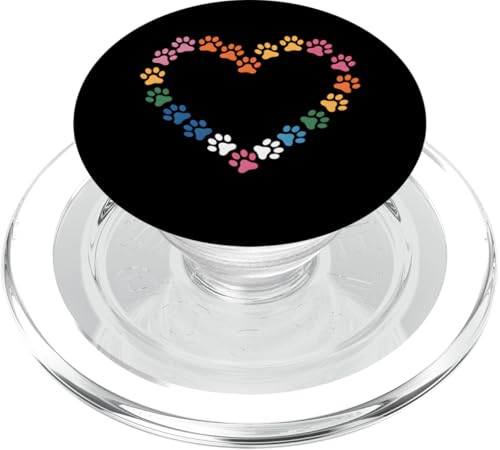 PopGrip para MagSafe con diseño de pata de corazón para amantes de animales