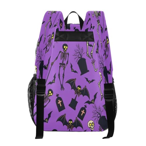 Clear Backpack for School Black and White Skull Pattern Transparent Bookbag for Girls See Through PVC Boy Backpacks3