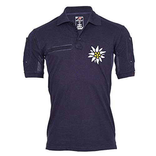 Polo tactique militaire type 3 Leontopodium GebJg blanc bleu Copytec 26567