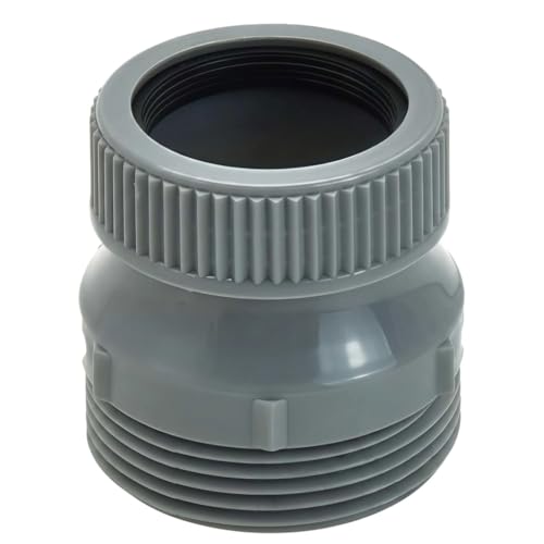1 1/4 to 1 1/2 Sink Drain Adapter, Extension Coupling with Slip Joint Connection, PP Reducing Pipe Adapter Fitting for Bathroom and Kitchen P-Trap Repair