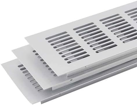 Griglia di Ventilazione Piatta Quadrata, 1 pz. Lega di Alluminio Traspirante Maglia Rettangolare Armadio Aria sfiato scarpiera Armadio Prese d'Aria di Raffreddamento(150x750mm)