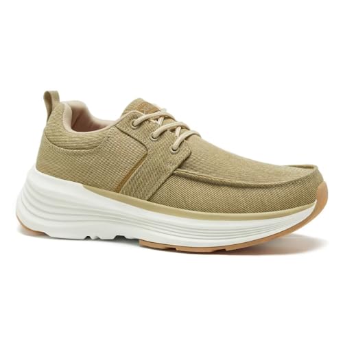 XPACS Orthopedic Comfortable Fashion Sneakers for Mens, Casual Arch Support Walking Shoes for Plantar Fasciitis, Cushion Supportive Orthotic Shoes for Foot and Heel Pain Relief