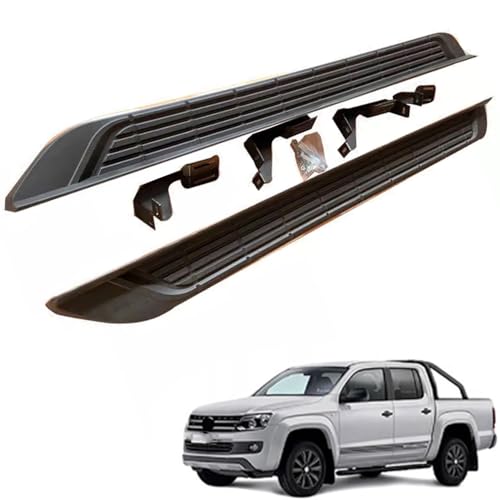 YHELI 2Pcs Side Step Bars Fits for VW Amarok 2018-2023 Running Board Side Step Stairs