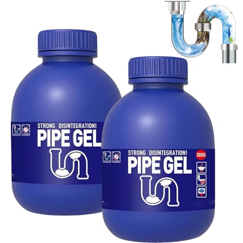 Pipe Bobo Strength �r���ǃN���[�i�[�A�r���ǋl�܂菜���t�ALiquido Para Destapar Tuberias�A�t�̔z�ǔr���ǃN���[�i�[�A10FL OZ(2PC)