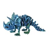 Vitsrisea Artikulierte Dinosaurierfigur - 3D -gedrucktes -Spielzeug, Flexibles Gelenkmodell | Interaktive Dinosaurier -Figur Für Office Desk Ornament, Display, Spielenspaß, Sammlergeschenk