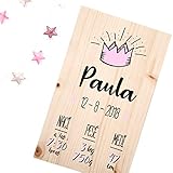 UN REGALO PARA RECORDAR TODA LA VIDA CON SUS DATOS DE NACIMIENTO Sorprende a tu amigo o familiar con un regalo personalizado y con mucho AMOR para su bebe!!