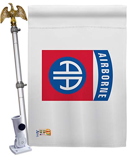 82nd. Airborne House Flag - Eagle Set Armed Forces Army Rangers United State American Military Veteran Retire Official - Decoration Banner Small Garden Yard Gift Double-Sided Made in USA 28 X 40