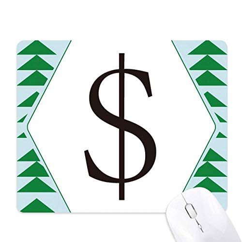 Tapis de souris dollar américain monnaie en caoutchouc green pine