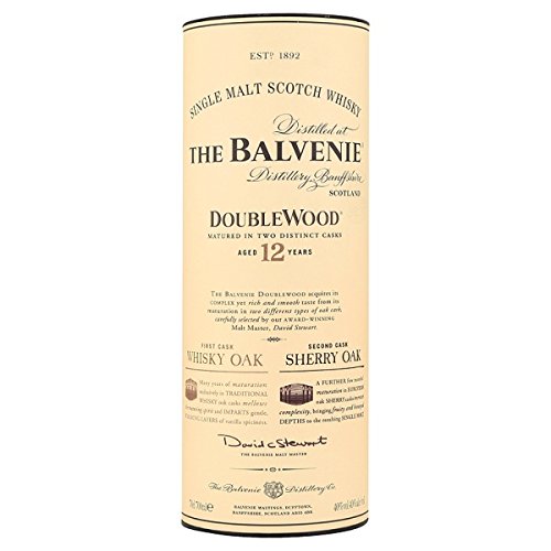 The Balvenie Double 12 Year Old Single Malt Scotch Whisky 70 cl (Packung mit 70 cl)