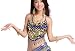 ZLTdream Belly Dance Top With Chest Pad bells &coins Dark Blue, One Size