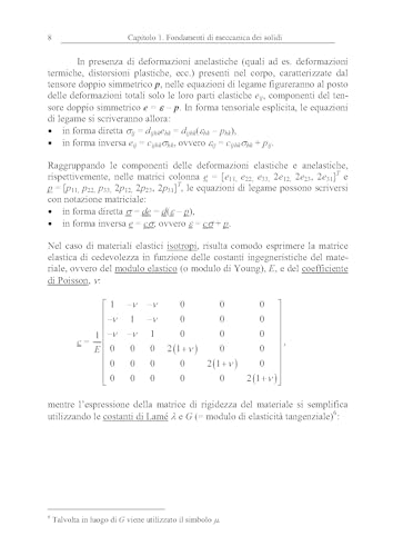 Meccanica Computazionale. Soluzione Del Problema Elastico Lineare - 4