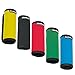 BlueCosto (Colorful, 5-Pack) Soft Neoprene Luggage Handle Wraps Grips Suitcase Labels Travel Tags