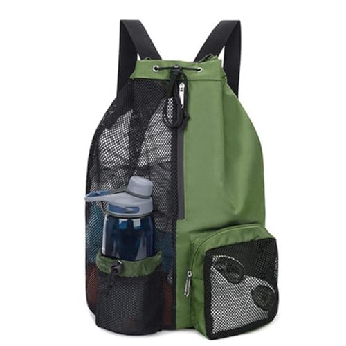Vocdikficy Mochila De con CordóN para NatacióN, Gimnasio, Piscina, Equipo De Entrenamiento Y Deportes Verde