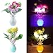 Warmstor 2 PCS Night light, Tulip Plug In Color Changing LED Mushroom Nightlight Wall Lights Little Decor Lamp