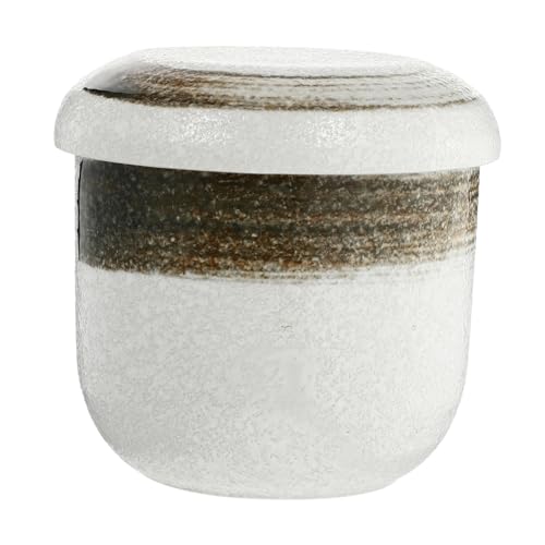 CIYODO Olla Cerámica Para Guisos Pequeña y Práctica Taza De Cocción Japonesa Para Estofados y Postres Utensilio Seguro Para Cocina Diaria