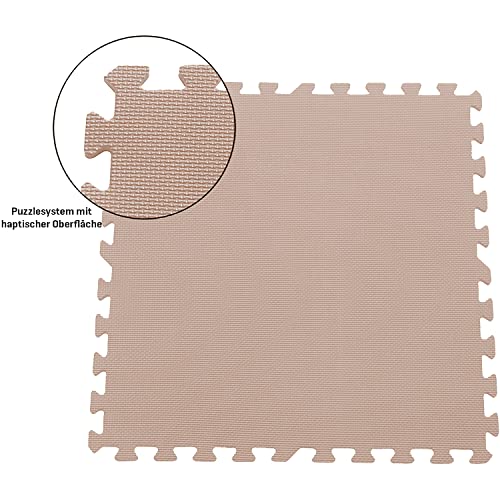 Sporttrend 24® Beschermende mattenset 4-72-delig in zwart en andere kleuren 60x60x1 cm | vloerbeschermingsmat onderlegmat puzzelmat voor fitnessapparaten sporttoestellen trainingsapparaten - Afbeelding 4