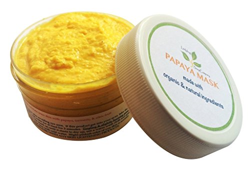 All Natural Papaya Turmeric Grapefruit Skin Lightening Mask (Age Spot, Sun Damaged Skin, Acne Scar, Spa Facial)