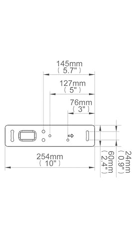 B-Tech - BT77 - Ultragrip ProTM Wandhalterung für Lautsprecher, neig- und schwenkbar, Weiß (Paar)