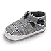 EnJoCho Newborn Baby Boys Girls Fashion Summer Soft Crib Shoes First Walker Anti-Slip Sandals for 0-18 Months (Gray-03#, 12-18Months)