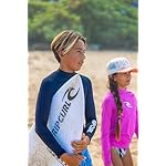 UPF 50+ Sun Protection Long Sleeve Rashguard Swim Surf Shirt for Boys & Girls - Image 5