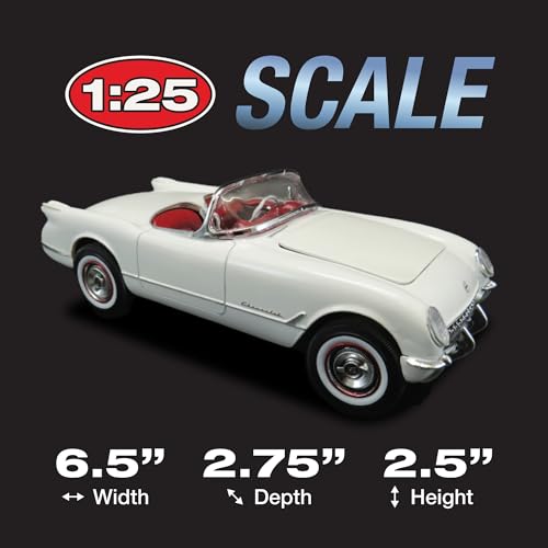 AMT 1953 Chevy Corvette Modelo a Escala 1:25 miniatura 4