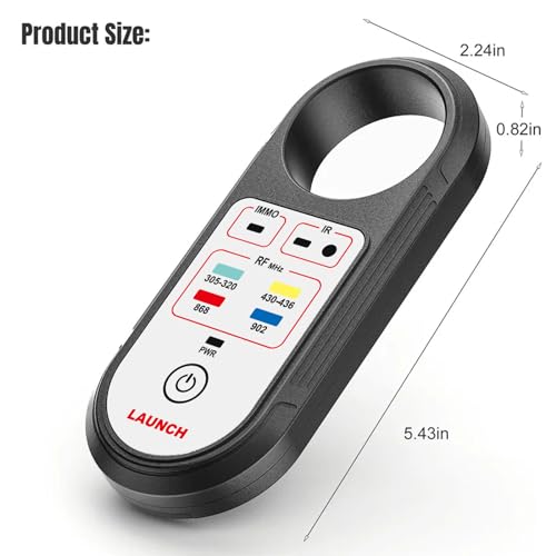 image for LAUNCH Remote Key Frequency Tester 315/433/868/902MHz Infrared Signal 