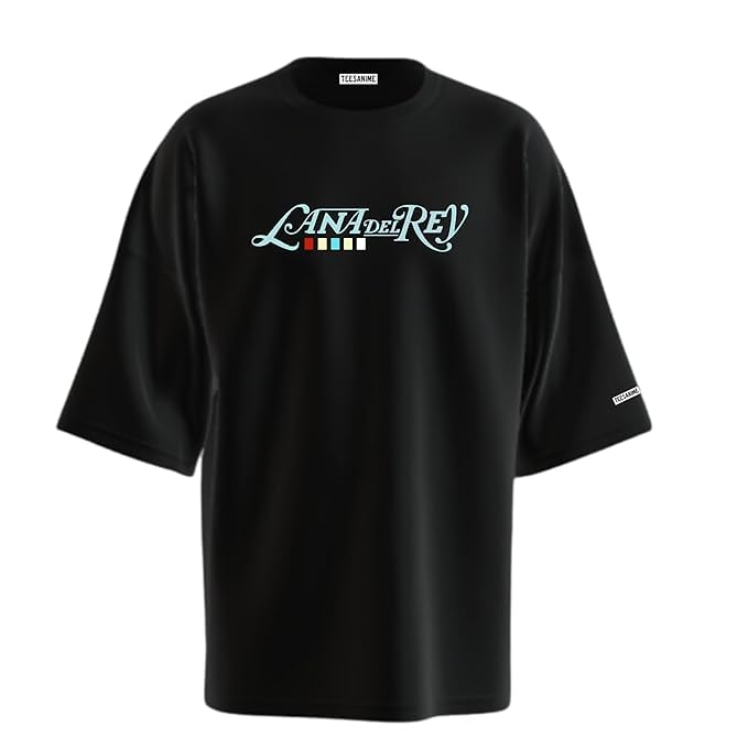 Image of Lana Del Rey Oversized T Shirt for Men and Women Premium Heavy Gauge Cotton Drop Shoulder Baggy Streetwear T-Shirt