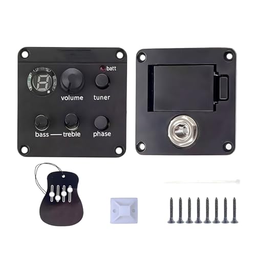 Préampli guitare ISYS+ pour corriger le son réglable et accorder avec le piézo