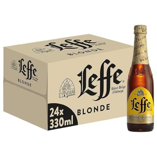 Leffe Blonde Bière Pack 24 Bouteilles 33cl