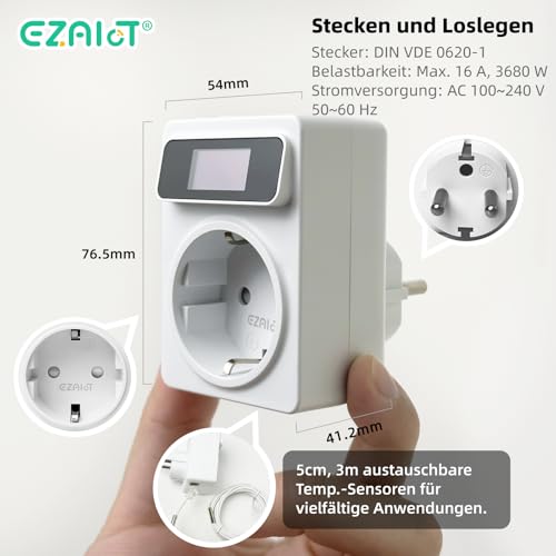 Steckdosen-Thermostat WLAN – Bild 2