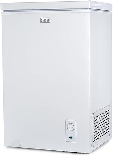 Miniatura 14 de BLACK+DECKER Congelador vertical compacto de 1.2 pies cúbicos, mini congelación profunda con estante de alambre de ancho completo