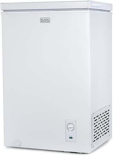 BLACK+DECKER 2.0 Cu. Ft. Compact Chest Freezer, Deep Freezer Holds