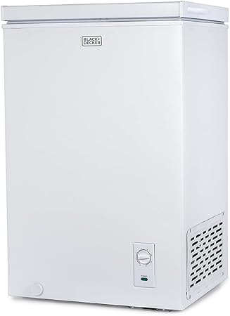 BLACK+DECKER 2.0 Cu. Ft. Compact Chest Freezer Deep Freezer with Removable Basket