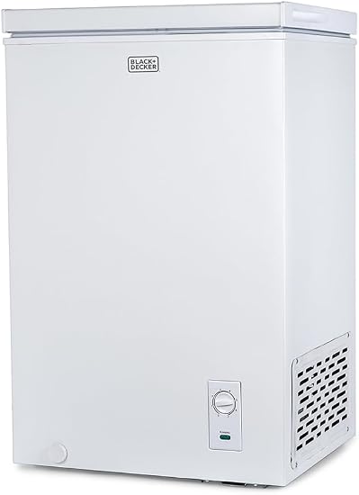 BLACK+DECKER 2.0 Cu. Ft. Compact Chest Freezer, Deep Freezer Holds