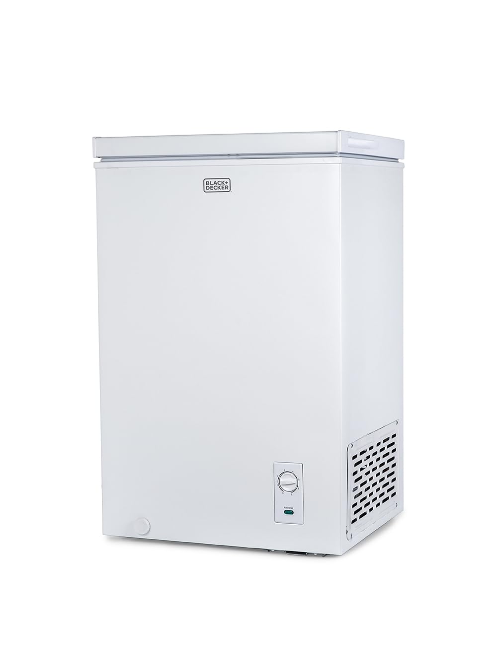 BLACK+DECKER 2.0 cubic feet compact chest freezer in white