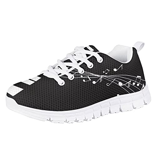 Yzaoxia Girls Sneakers Size 11-5 Boys Tennis Running Shoes Lace Up Comfortable Walking Athletic Shoes