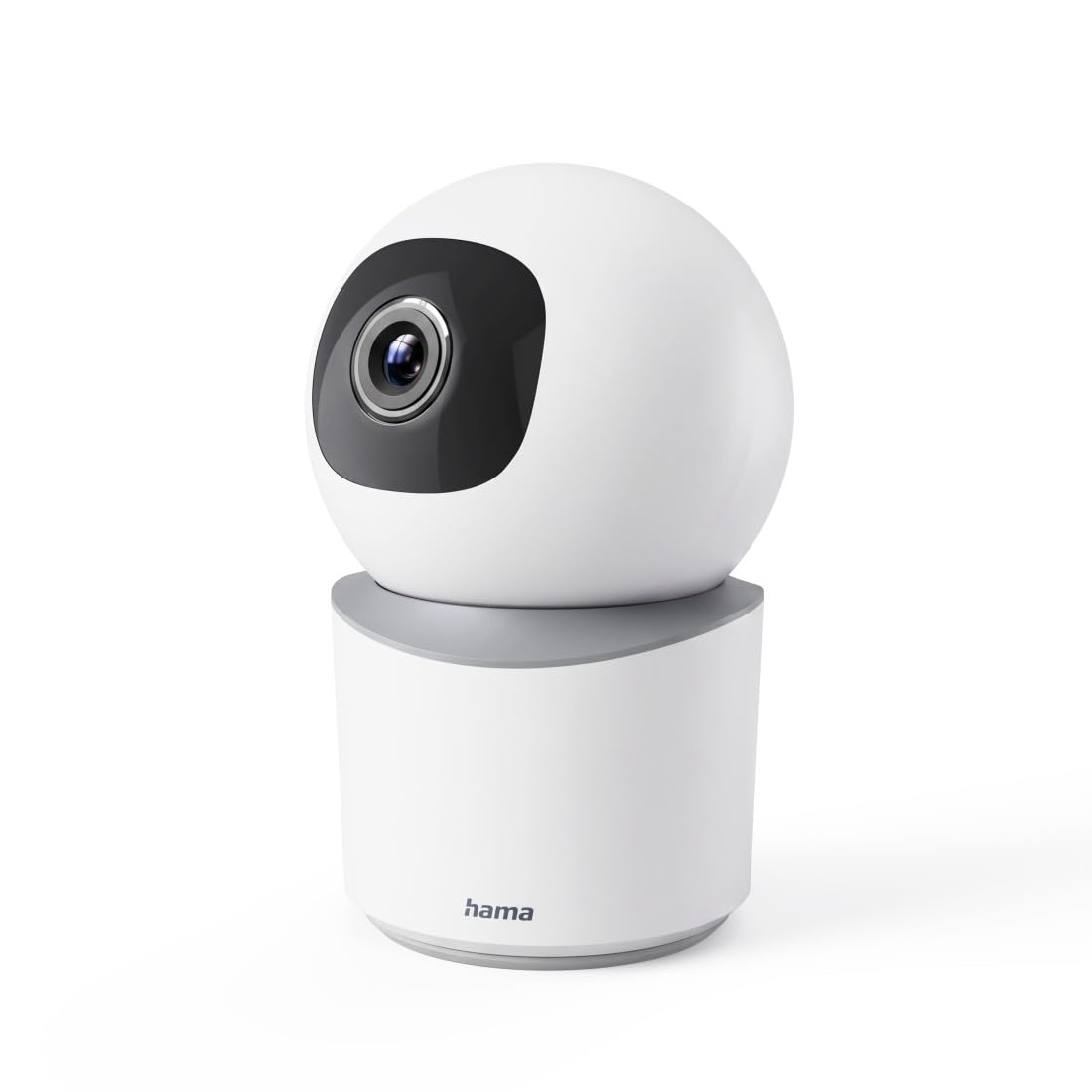 Wewnętrzna Kamera Wi-Fi Hama, Obrotowa, Full HD, Monitorowanie 24/7, Sterowanie Głosowe, Nagrywanie na Kartę microSD, Kompatybilna z Smart Home